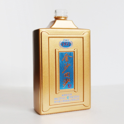 金沙回沙酒1957喷釉烤花酒瓶